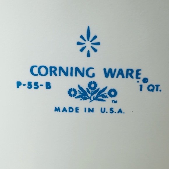 VTG CorningWare Blue Cornflower 2 Qt Gravy-Sauce Maker Mixing/Measure Bowl - Picture 7 of 9